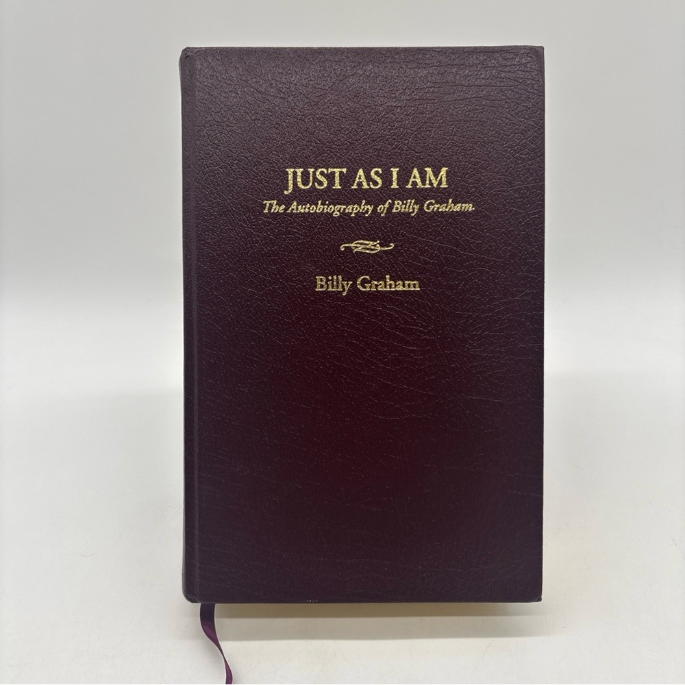 Just As I Am The Autobiography Of Billy Graham First Signature Edition Hardcover